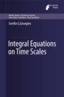 Integral Equations on Time Scales - eBook