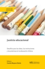 Justicia educacional - eBook