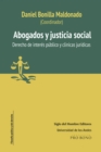 Abogados y justicia social Derecho de interes publico y Clinicas juridicas - eBook