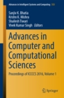 Advances in Computer and Computational Sciences : Proceedings of ICCCCS 2016, Volume 1 - eBook