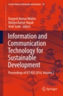 Information and Communication Technology for Sustainable Development : Proceedings of ICT4SD 2016, Volume 2 - eBook