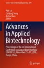 Advances in Applied Biotechnology : Proceedings of the 3rd International Conference on Applied Biotechnology (ICAB2016), November 25-27, 2016, Tianjin, China - eBook