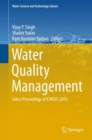 Water Quality Management : Select Proceedings of ICWEES-2016 - eBook