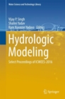 Hydrologic Modeling : Select Proceedings of ICWEES-2016 - eBook