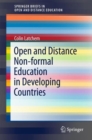 Open and Distance Non-formal Education in Developing Countries - eBook