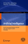 Artificial Intelligence : First CCF International Conference, ICAI 2018, Jinan, China, August 9-10, 2018, Proceedings - eBook