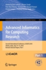 Advanced Informatics for Computing Research : Second International Conference, ICAICR 2018, Shimla, India, July 14-15, 2018, Revised Selected Papers, Part I - eBook