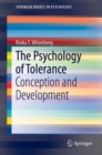 The Psychology of Tolerance : Conception and Development - eBook