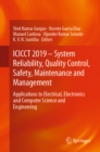 ICICCT 2019 - System Reliability, Quality Control, Safety, Maintenance and Management : Applications to Electrical, Electronics and Computer Science and Engineering - eBook