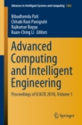 Advanced Computing and Intelligent Engineering : Proceedings of ICACIE 2018, Volume 1 - eBook