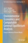 Environmental Economics and Computable General Equilibrium Analysis : Essays in Memory of Yuzuru Miyata - eBook