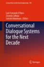 Conversational Dialogue Systems for the Next Decade - eBook