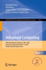 Advanced Computing : 10th International Conference, IACC 2020, Panaji, Goa, India, December 5-6, 2020, Revised Selected Papers, Part I - eBook