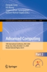 Advanced Computing : 10th International Conference, IACC 2020, Panaji, Goa, India, December 5-6, 2020, Revised Selected Papers, Part II - eBook