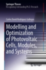 Modelling and Optimization of Photovoltaic Cells, Modules, and Systems - eBook