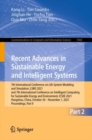 Recent Advances in Sustainable Energy and Intelligent Systems : 7th International Conference on Life System Modeling and Simulation, LSMS 2021 and 7th International Conference on Intelligent Computing - eBook