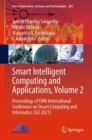 Smart Intelligent Computing and Applications, Volume 2 : Proceedings of Fifth International Conference on Smart Computing and Informatics (SCI 2021) - eBook