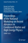 Proceedings of the National Workshop on Recent Advances in Condensed Matter and High Energy Physics : CMHEP-2021 - eBook