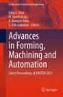 Advances in Forming, Machining and Automation : Select Proceedings of AIMTDR 2021 - eBook