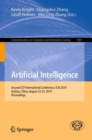 Artificial Intelligence : Second CCF International Conference, ICAI 2019, Xuzhou, China, August 22-23, 2019, Proceedings - eBook