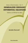 Generalized Ordinary Differential Equations: Not Absolutely Continuous Solutions - eBook