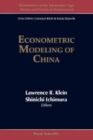 Econometric Modeling Of China - eBook