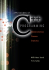 Applications Of C++ Programming: Administration, Finance And Statistics - eBook