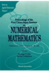 Numerical Mathematics - Proceedings Of The First China-japan Joint Seminar - eBook