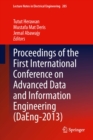 Proceedings of the First International Conference on Advanced Data and Information Engineering (DaEng-2013) - eBook
