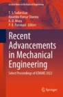 Recent Advancements in Mechanical Engineering : Select Proceedings of ICRAME 2022 - eBook
