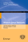 Wireless Sensor Networks : 17th China Conference, CWSN 2023, Dalian, China, October 13-15, 2023, Proceedings - eBook