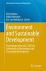 Environment and Sustainable Development : Proceedings of the 2022 7th Asia Conference on Environment and Sustainable Development - eBook
