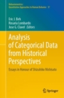 Analysis of Categorical Data from Historical Perspectives : Essays in Honour of Shizuhiko Nishisato - eBook