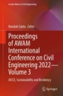 Proceedings of AWAM International Conference on Civil Engineering 2022 - Volume 3 : AICCE, Sustainability and Resiliency - eBook