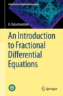 An Introduction to Fractional Differential Equations - eBook