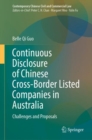 Continuous Disclosure of Chinese Cross-Border Listed Companies in Australia : Challenges and Proposals - eBook