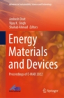 Energy Materials and Devices : Proceedings of E-MAD 2022 - eBook