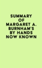 Summary of Margaret A. Burnham's By Hands Now Known - eBook