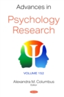 Advances in Psychology Research. Volume 152 - eBook