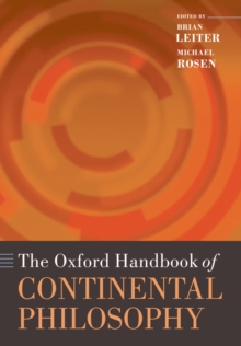 The Oxford Handbook Of Continental Philosophy: : 9780191568893 ...