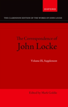 John Locke: Correspondence : Volume IX, Supplement