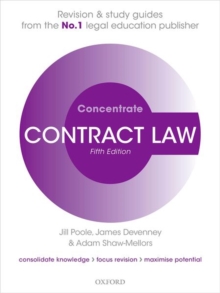 Contract Law Concentrate : Law Revision and Study Guide