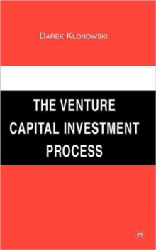 The Venture Capital Investment Process Darek Klonowski