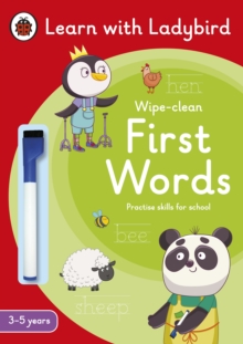 First Words: A Learn with Ladybird Wipe-Clean Activity Book 3-5 years : Ideal for home learning (EYFS)