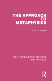 Concepts in metaphysics Essays