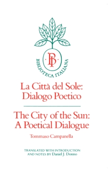The City of the Sun : A Poetical Dialogue (La Citta del Sole: Dialogo Poetico)