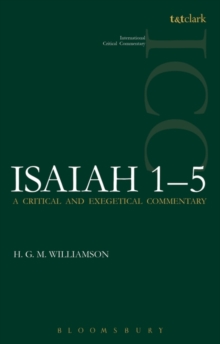 Isaiah 1-5 (ICC) : A Critical and Exegetical Commentary