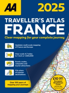 AA Traveller's Atlas France 2025