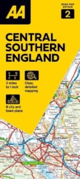 AA Road Map Central Southern England
