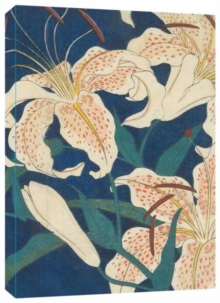 Hiroshige Spotted Lilies Dotted Paperback Journal : Blank Notebook with Pocket